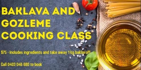 Baklava and Gozleme Cooking Class