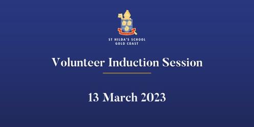 Volunteer Induction Session - March 13 2023