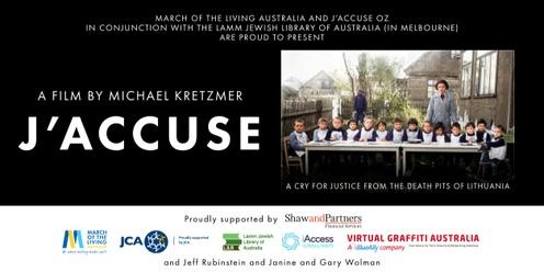 "J'Accuse" - screening of documentary in Melbourne