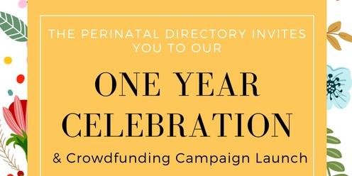 The Perinatal Directory: One Year Celebration & Crowdfunding Launch Party