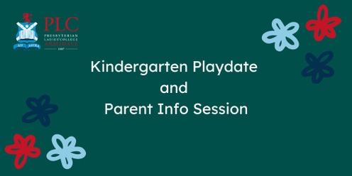 Kindergarten Playdate and Parent Presentation
