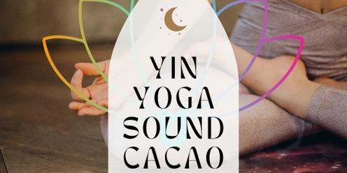 Yin Yoga , Sound Journey & Cacao 