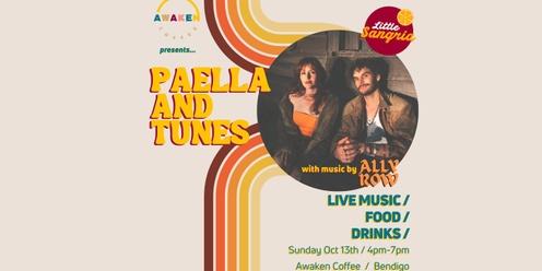 Awaken Coffee presents Paella and Tunes with music by Ally Row 