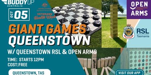 Giant Games in Queenstown w/ Open Arms & Queenstown RSL: Veterans' Health Week