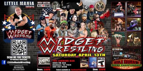 Anahuac, TX - Micro-Wrestling All * Stars: Little Mania Rips Through the Ring!