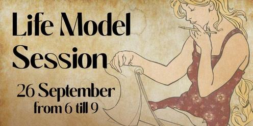 Learn to draw a life model @ Moore & Moore cafe