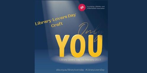 Library Lovers Day Craft