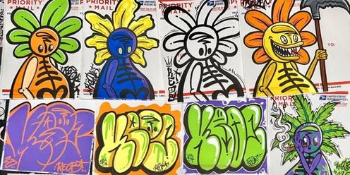 Graffiti Workshops - Stickers with KEOB