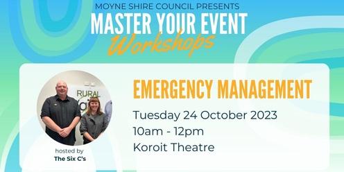 Emergency Management - Event Workshop