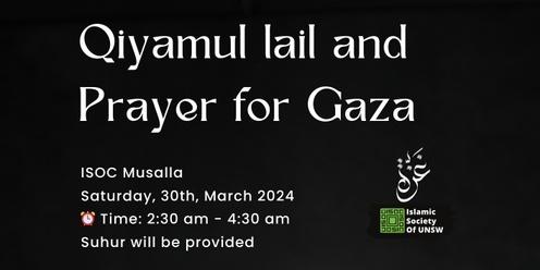 Qiyamul lail and Prayer for Gaza: An Evening of Solidarity and Reflection