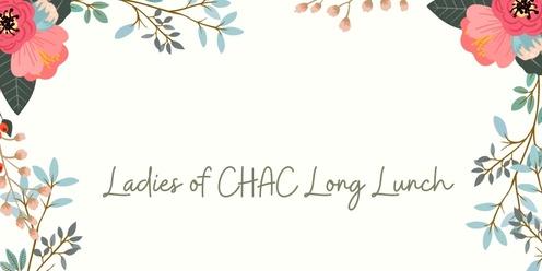 Ladies of CHAC Long Lunch - discount staff tickets