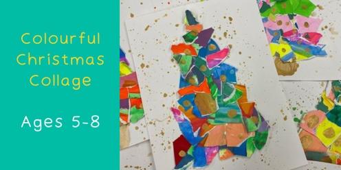 Colourful Christmas Collage for Kids