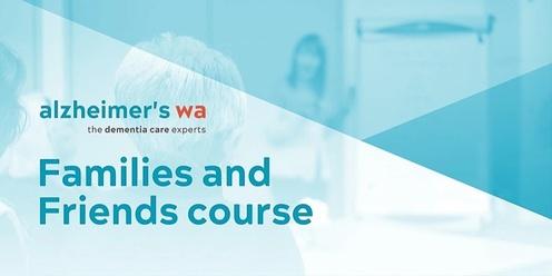 Family Members and Friends Course - 13/05/24 (Alzheimer's WA)