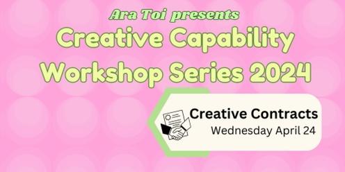 Capability Workshop 4: Creative Contracts - The Basics.