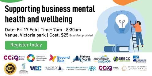 Supporting business mental health and wellbeing - Brisbane