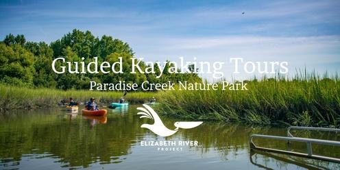 Guided Kayak Tours at Paradise Creek Nature Park