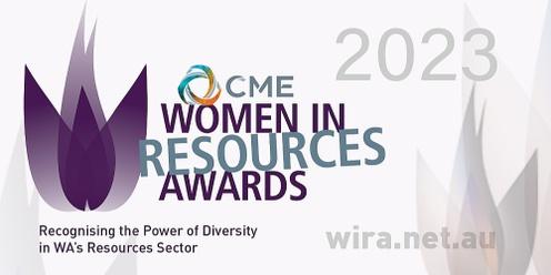 2023 CME Women in Resources Awards Presentation Dinner