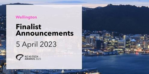 2023 NZ Hi-Tech Awards Finalist Announcements - Wellington