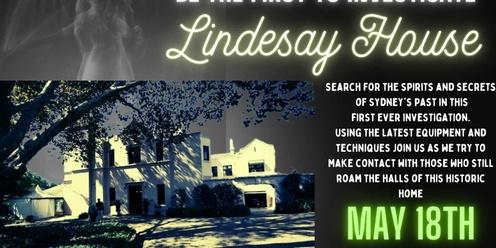 Whispers of the Past Paranormal Investigation at Lindesay House May 2024