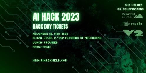 AI Hack 2023 - Kickoff Event