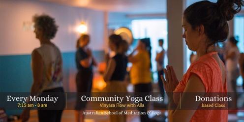 Community Yoga Class - Monday 7.15 am