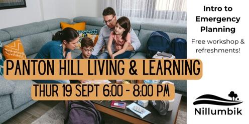 Intro to Emergency Planning Workshop - Panton Hill Living & Learning