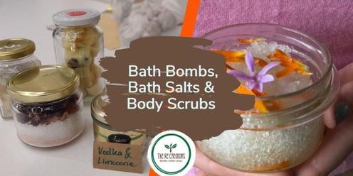 Bath bombs, Bath salts and Body Scrubs, Go Eco Environmental Community Centre, Friday 24 May 6.00pm- 8.00pm
