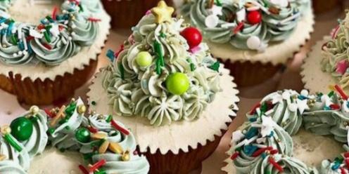 Christmas Cupcake decorating with Your Locals.