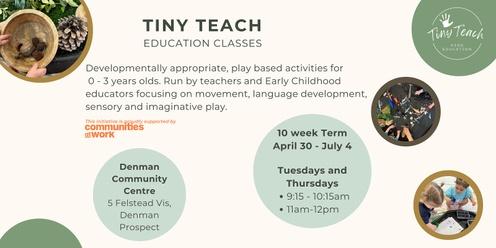 Tiny Teach Education Classes, Term 2, 2024