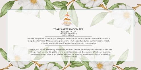 Brigidine Year 5 Community Afternoon Tea
