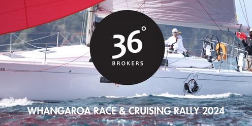 36 Degrees Brokers Whangaroa Race & Cruising Rally 2024