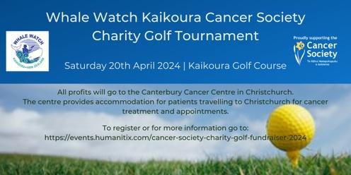 Whale Watch Kaikoura Cancer Society Charity Golf Fundraiser 2024