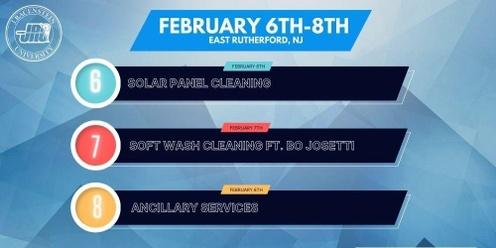 February 6th-8th: Solar Panel Cleaning & Soft Washing, Ancillary Services