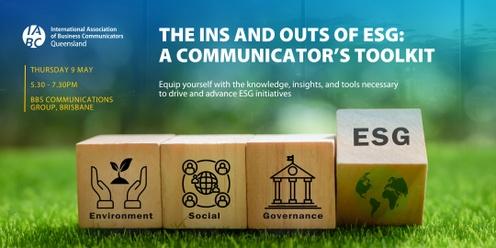 The ins and outs of ESG: a communicator’s toolkit