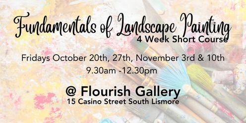 Fundamentals of Landscape Painting for Beginners - Short Course (4 weeks)