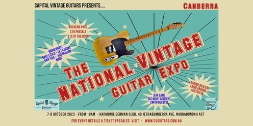 The National Vintage Guitar Expo 2023