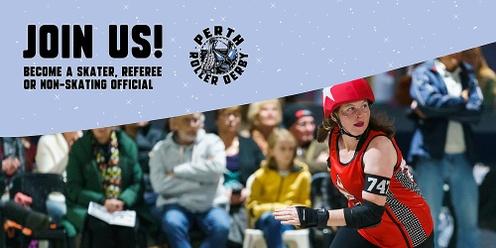 Join Perth Roller Derby | New Member Information and Registration Night