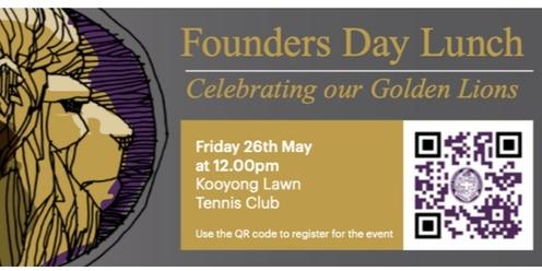 Founders' Day Lunch, Celebrating our Golden Lions 2023