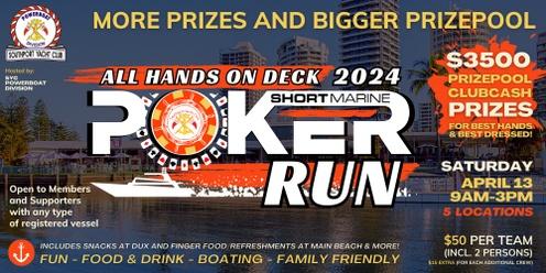SYC POKER RUN - ALL HANDS ON DECK 2024