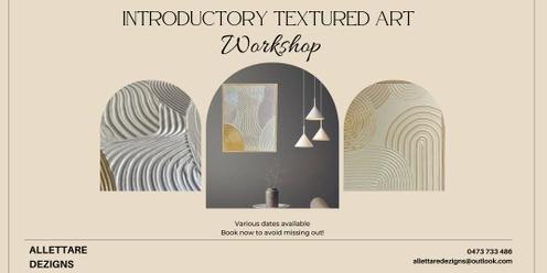 Learn how to make Textured Artworks in Cardiff!