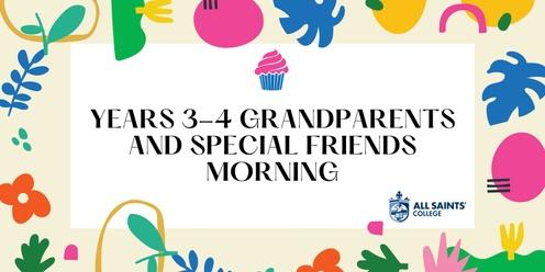 Years 3 - 4 Grandparents and Special Friends Morning
