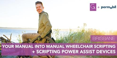 Your Manual into Manual Wheelchair Scripting + Scripting Power Assist Devices: Gain Independence with some Power Assistance (Brisbane)