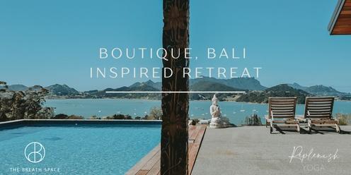 Boutique, Bali Inspired Retreat
