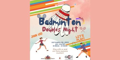 ALSS x GCC Badminton Night