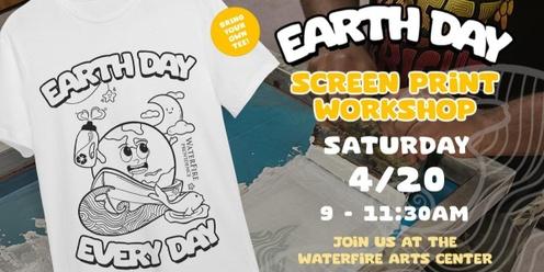 Earth Day DIY Screen Printing Workshop