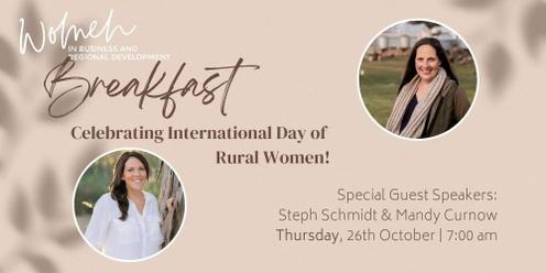WiBRD International Day of Rural Women -  Breakfast