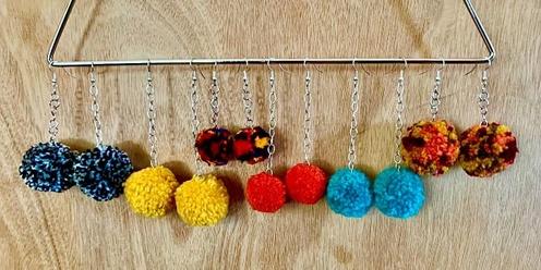 Craft Party-DIY Pom Pom Earrings