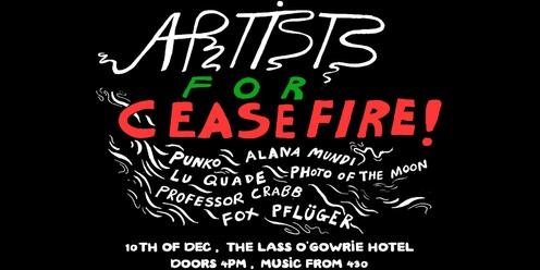 ARTISTS FOR CEASEFIRE - A FUNDRAISER EVENT