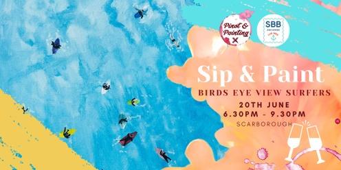 Birds Eye View Surfers - Sip & Paint @ Scarborough Beach Bar