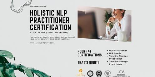 HOLISTIC NLP + COACHING, TLT PRACTITIONER 7DAY CERTIFICATION